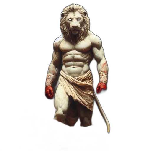 animal, sword, staff, creature transparent PNG cut-out