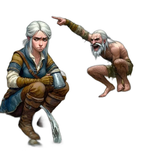 dragon, staff, creature, concept art transparent PNG cut-out