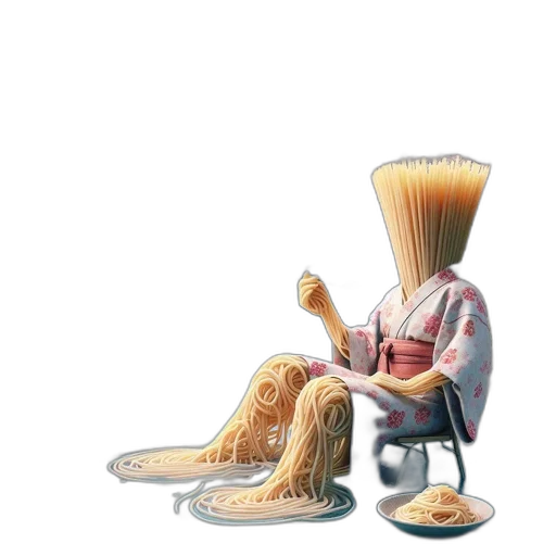 food, hair, staff, robot transparent PNG cut-out