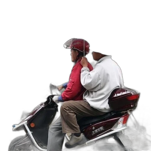 jacket, staff, car, photorealistic transparent PNG cut-out
