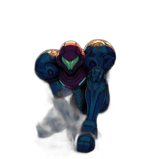 robot, creature, weapon, mask transparent PNG cut-out
