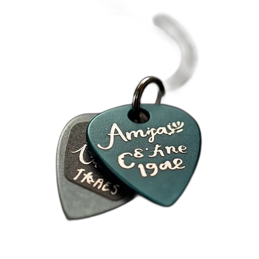 jewelry, 3d render, guitar, pick transparent PNG cut-out