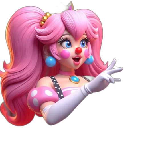 crown, face, 3d render, concept art transparent PNG cut-out