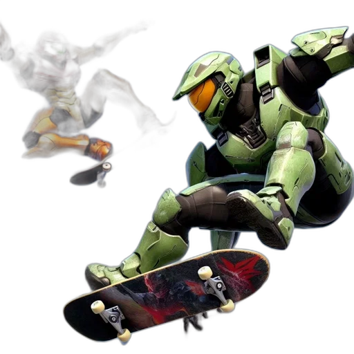 concept art, 3d render, pixel art, green transparent PNG cut-out