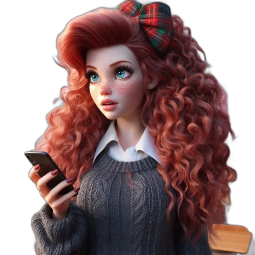 dress, staff, hair, fantasy art transparent PNG cut-out