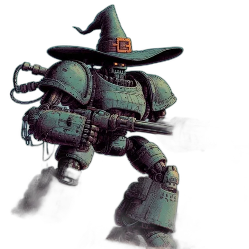 robot, weapon, staff, concept art transparent PNG cut-out
