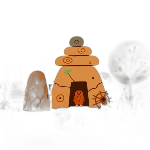 concept art, 3d render, pixel art, fantasy art transparent PNG cut-out