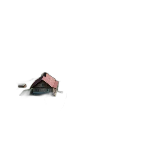 building, furniture, umbrella, car transparent PNG cut-out