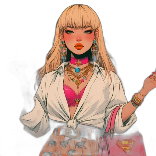 jewelry, dress, staff, jacket transparent PNG cut-out
