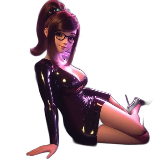 dress, robot, concept art, cartoon transparent PNG cut-out