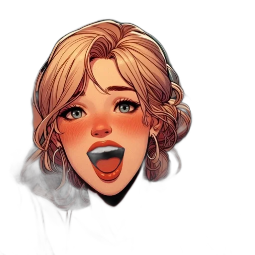 face, staff, mask, cartoon transparent PNG cut-out