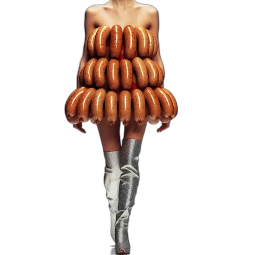 dress, food, animal, creature transparent PNG cut-out