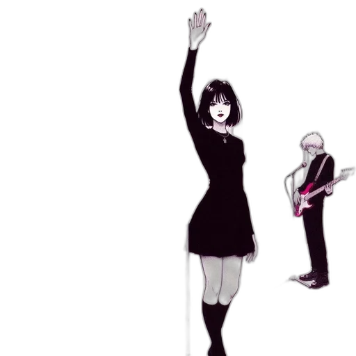 dress, staff, creature, concept art transparent PNG cut-out