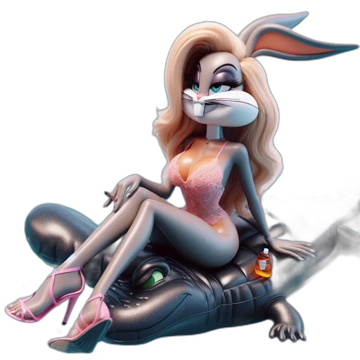concept art, fantasy art, 3d render, cartoon transparent PNG cut-out