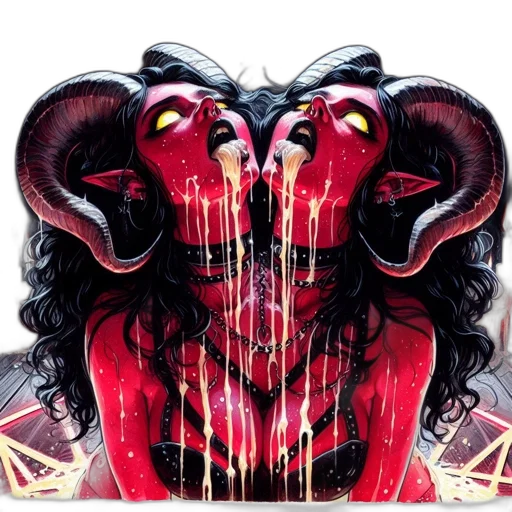 mask, concept art, comic book art, red transparent PNG cut-out