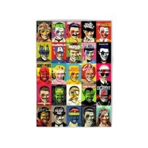 mask, face, comic book art, cartoon transparent PNG cut-out