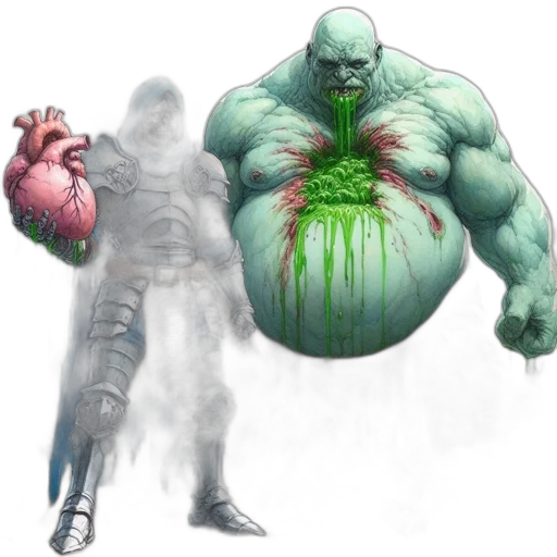 concept art, comic book art, fantasy art, pixel art transparent PNG cut-out