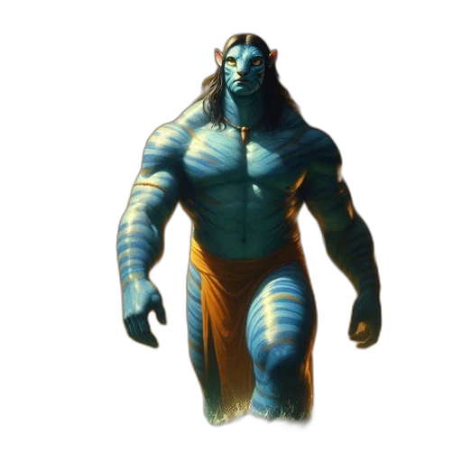 creature, staff, concept art, fantasy art transparent PNG cut-out