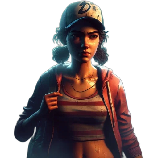 jacket, hat, concept art, comic book art transparent PNG cut-out