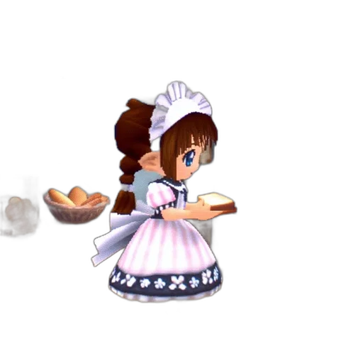 food, staff, dress, pixel art transparent PNG cut-out