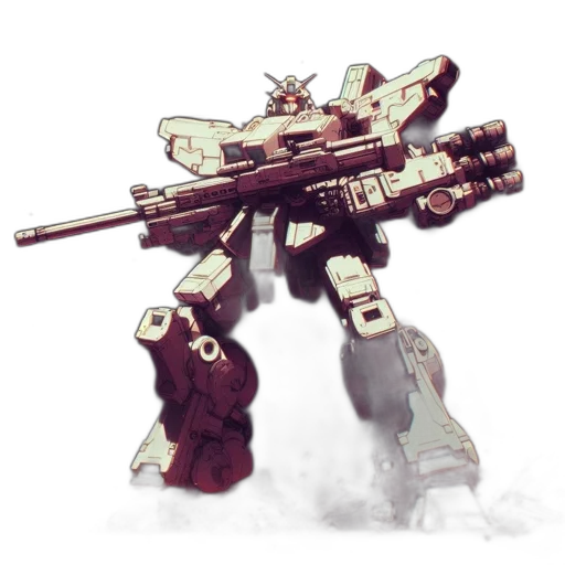 weapon, robot, concept art, 3d render transparent PNG cut-out