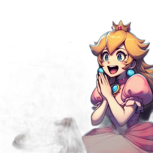 dress, crown, weapon, staff transparent PNG cut-out