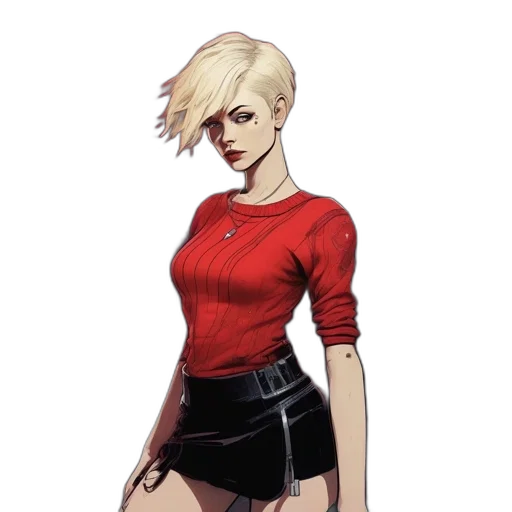 jacket, dress, staff, concept art transparent PNG cut-out