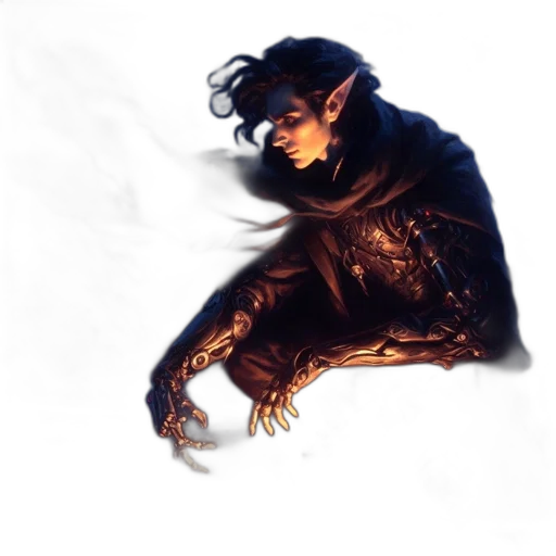 dragon, creature, staff, mask transparent PNG cut-out