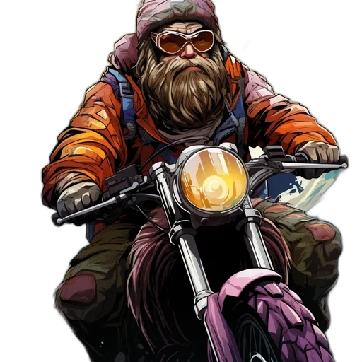 jacket, comic book art, concept art, fantasy art transparent PNG cut-out