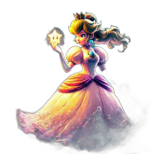 dress, crown, staff, jewelry transparent PNG cut-out