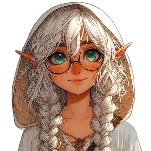 dragon, staff, face, hair transparent PNG cut-out