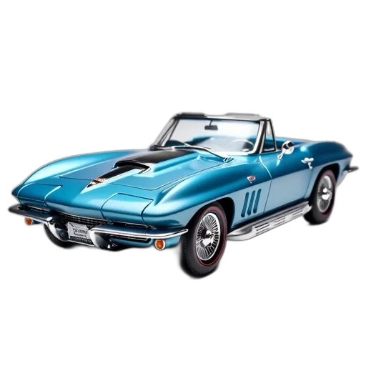 car, scale, chevrolet, corvette transparent PNG cut-out
