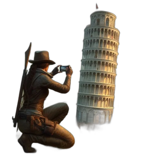 hat, weapon, staff, building transparent PNG cut-out