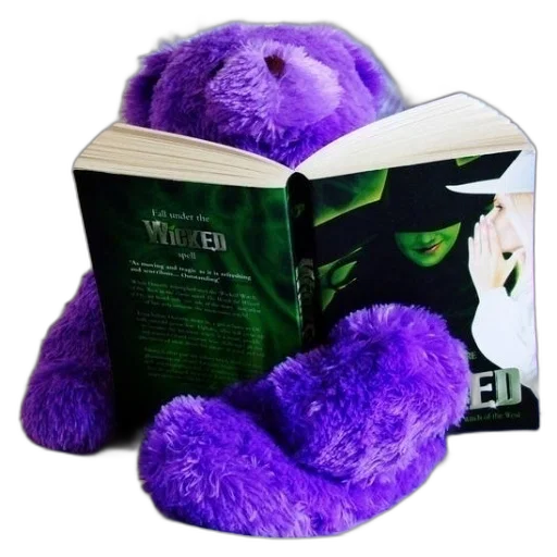hat, creature, purple, teddy transparent PNG cut-out