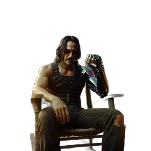 bottle, jacket, weapon, staff transparent PNG cut-out
