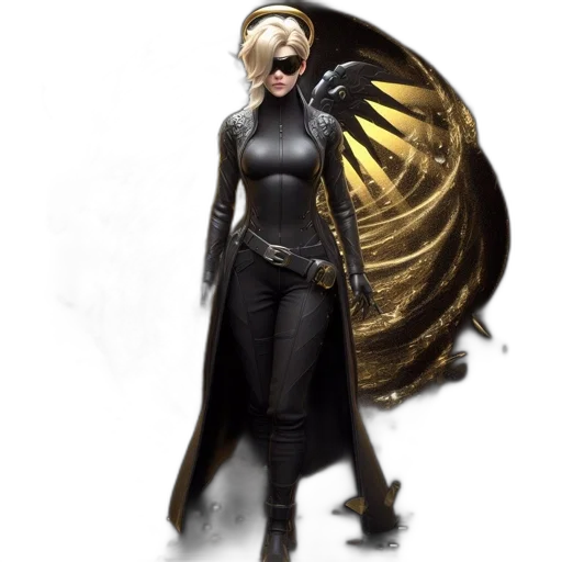 concept art, comic book art, fantasy art, cyberpunk transparent PNG cut-out