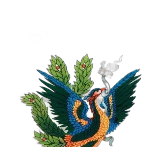 dragon, staff, crown, watercolor transparent PNG cut-out