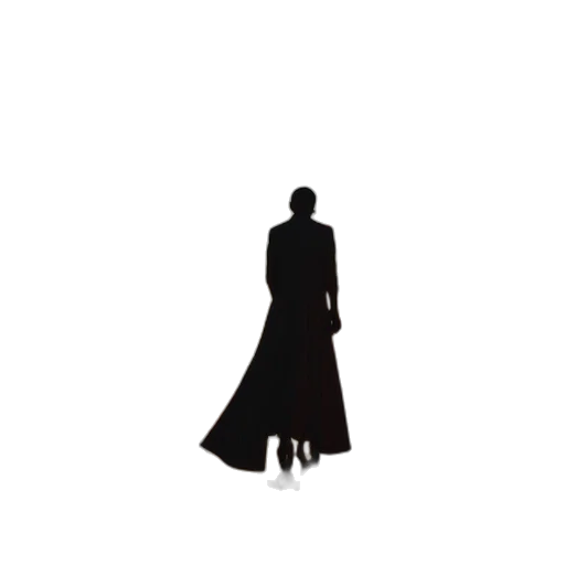 dress, jacket, staff, umbrella transparent PNG cut-out