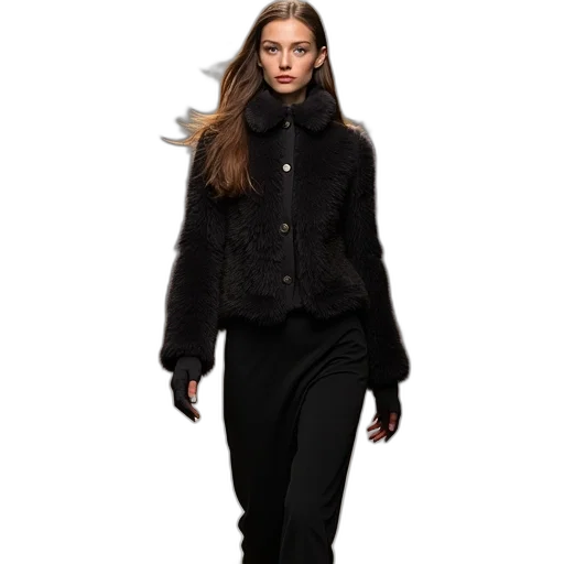 jacket, dark, monochrome, fall transparent PNG cut-out
