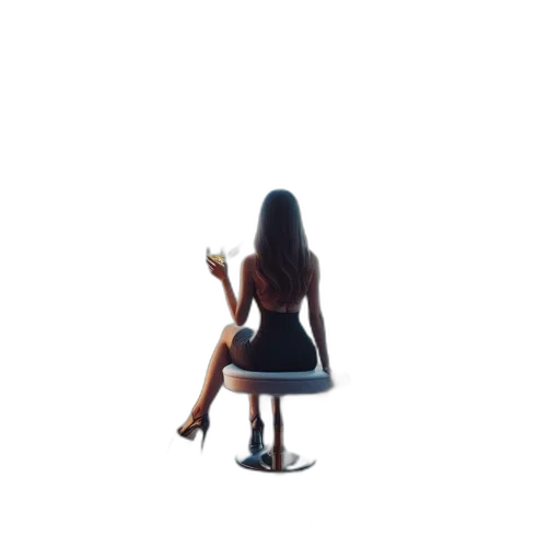 dress, staff, umbrella, jewelry transparent PNG cut-out