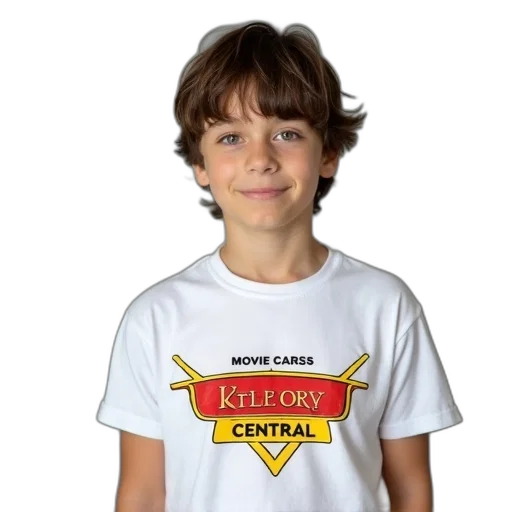 young, boy, wearing, white transparent PNG cut-out