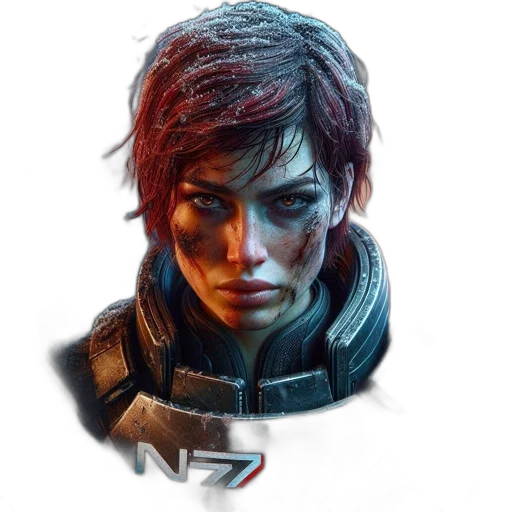 face, jacket, weapon, concept art transparent PNG cut-out