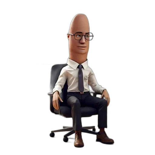 staff, furniture, face, robot transparent PNG cut-out