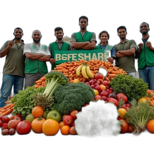 staff, food, group, people transparent PNG cut-out