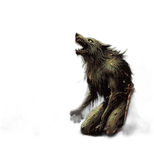 creature, animal, staff, face transparent PNG cut-out