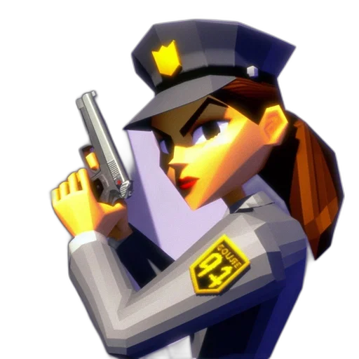 weapon, staff, hat, robot transparent PNG cut-out
