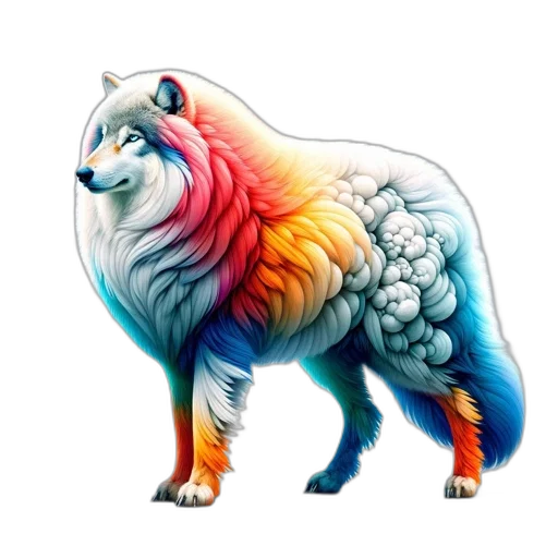 animal, creature, dragon, staff transparent PNG cut-out
