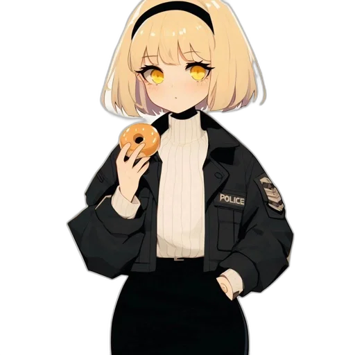 jacket, food, staff, weapon transparent PNG cut-out
