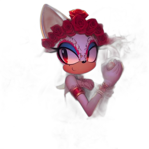 mask, staff, flower, creature transparent PNG cut-out