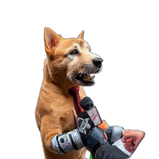 robot, weapon, staff, animal transparent PNG cut-out
